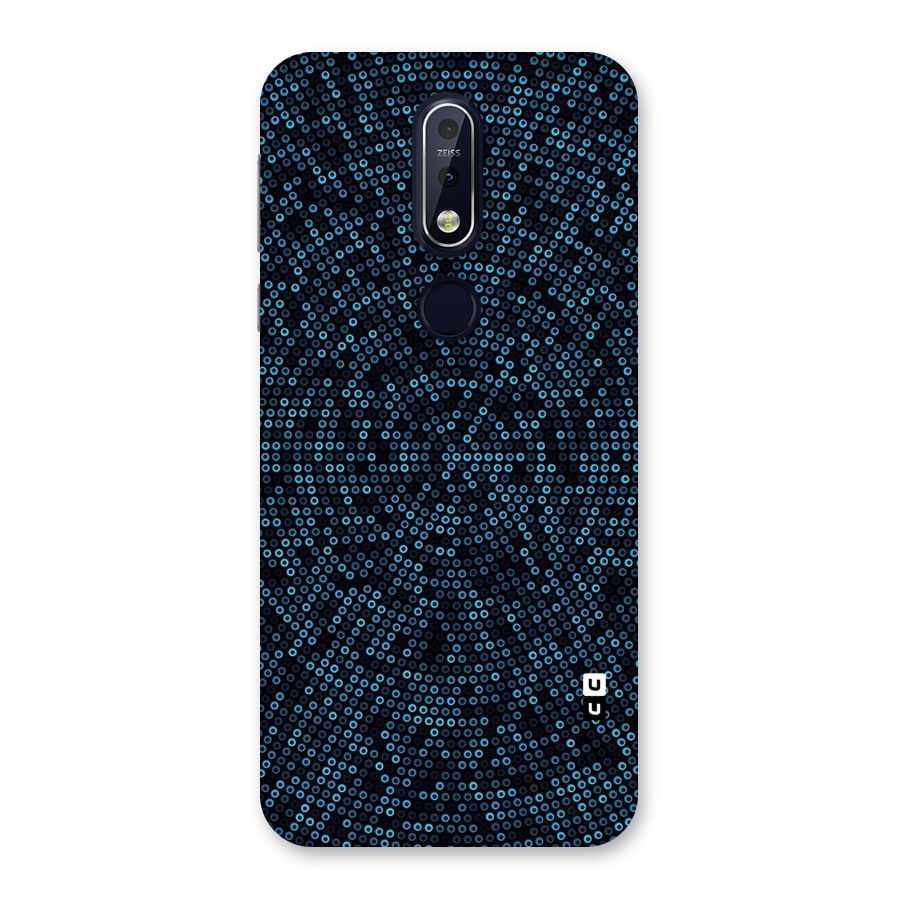 Blue Disco Lights Back Case for Nokia 7.1