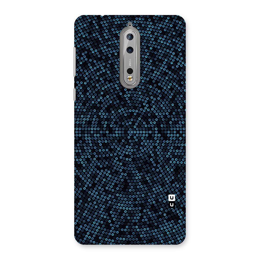 Blue Disco Lights Back Case for Nokia 8