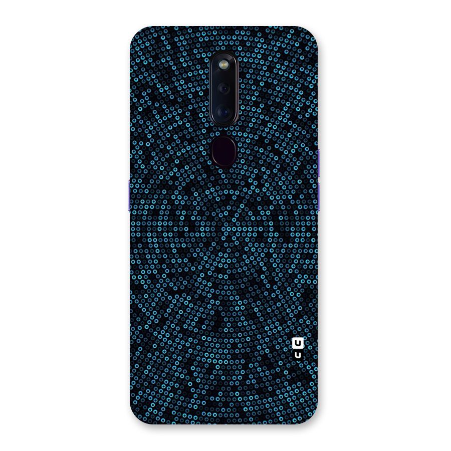 Blue Disco Lights Back Case for Oppo F11 Pro