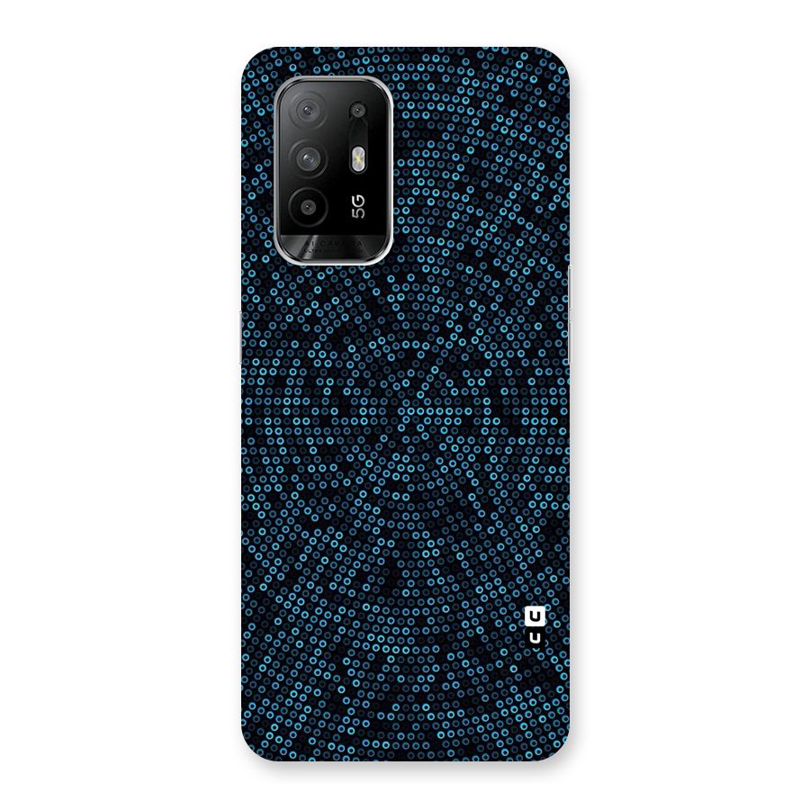 Blue Disco Lights Back Case for Oppo F19 Pro Plus 5G