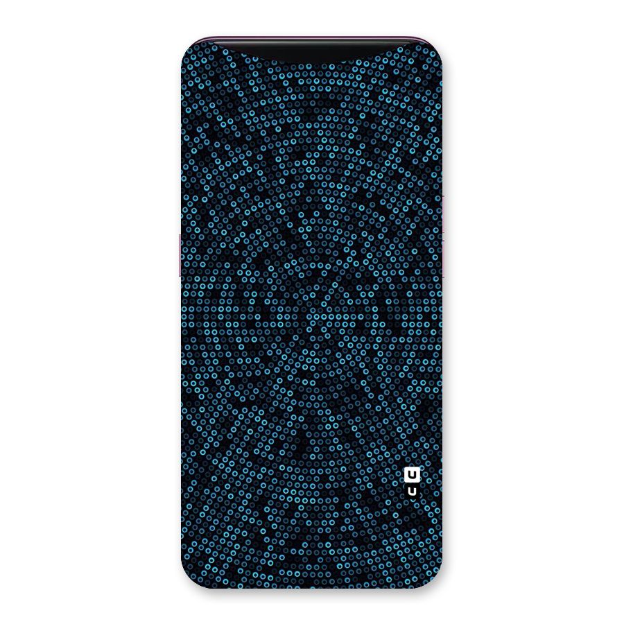 Blue Disco Lights Back Case for Oppo Find X
