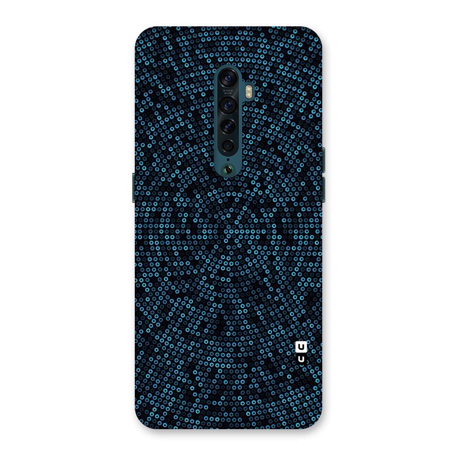 Blue Disco Lights Back Case for Oppo Reno2