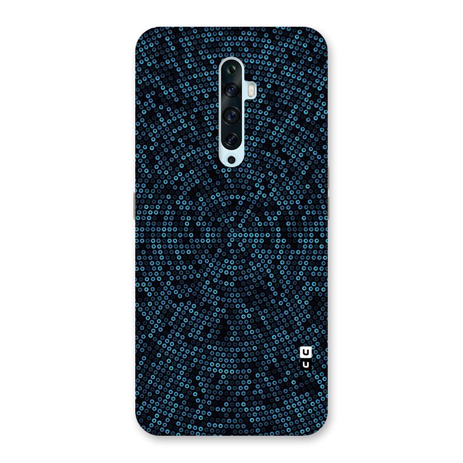 Blue Disco Lights Back Case for Oppo Reno2 Z
