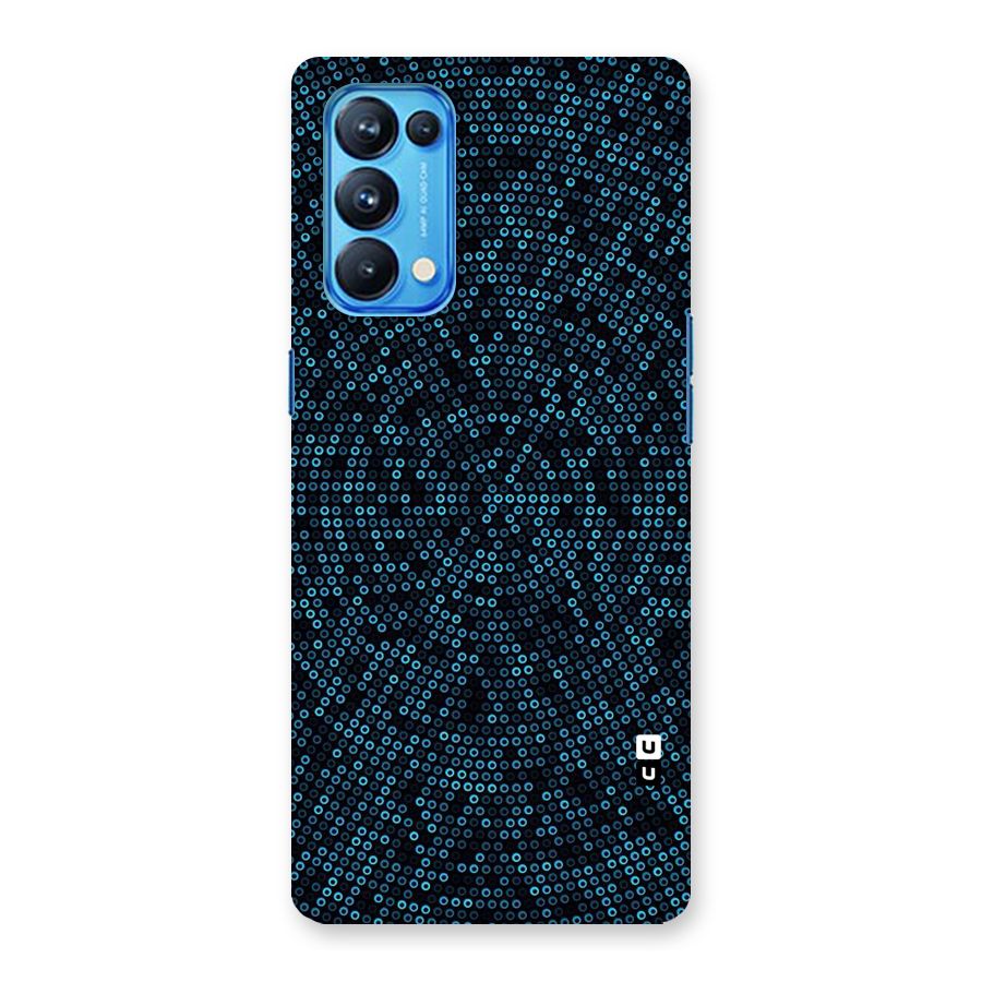 Blue Disco Lights Back Case for Oppo Reno5 Pro 5G
