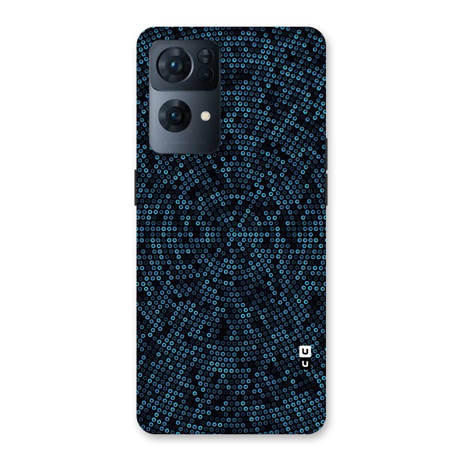 Blue Disco Lights Back Case for Oppo Reno7 Pro 5G