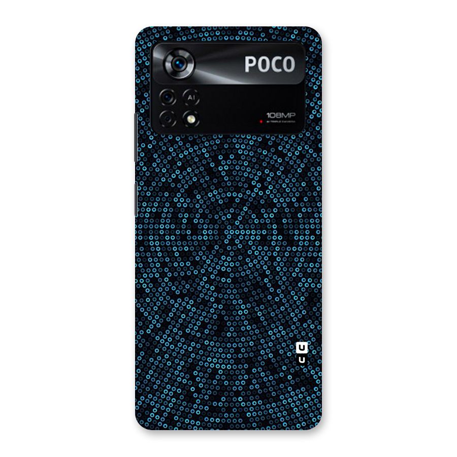 Blue Disco Lights Back Case for Poco X4 Pro 5G