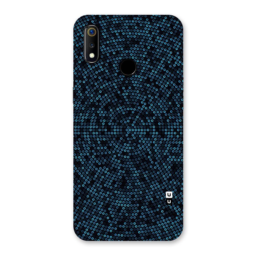 Blue Disco Lights Back Case for Realme 3