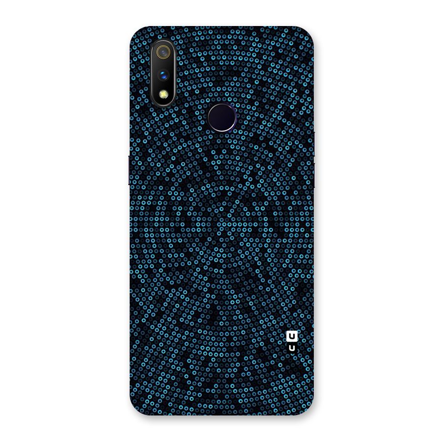 Blue Disco Lights Back Case for Realme 3 Pro