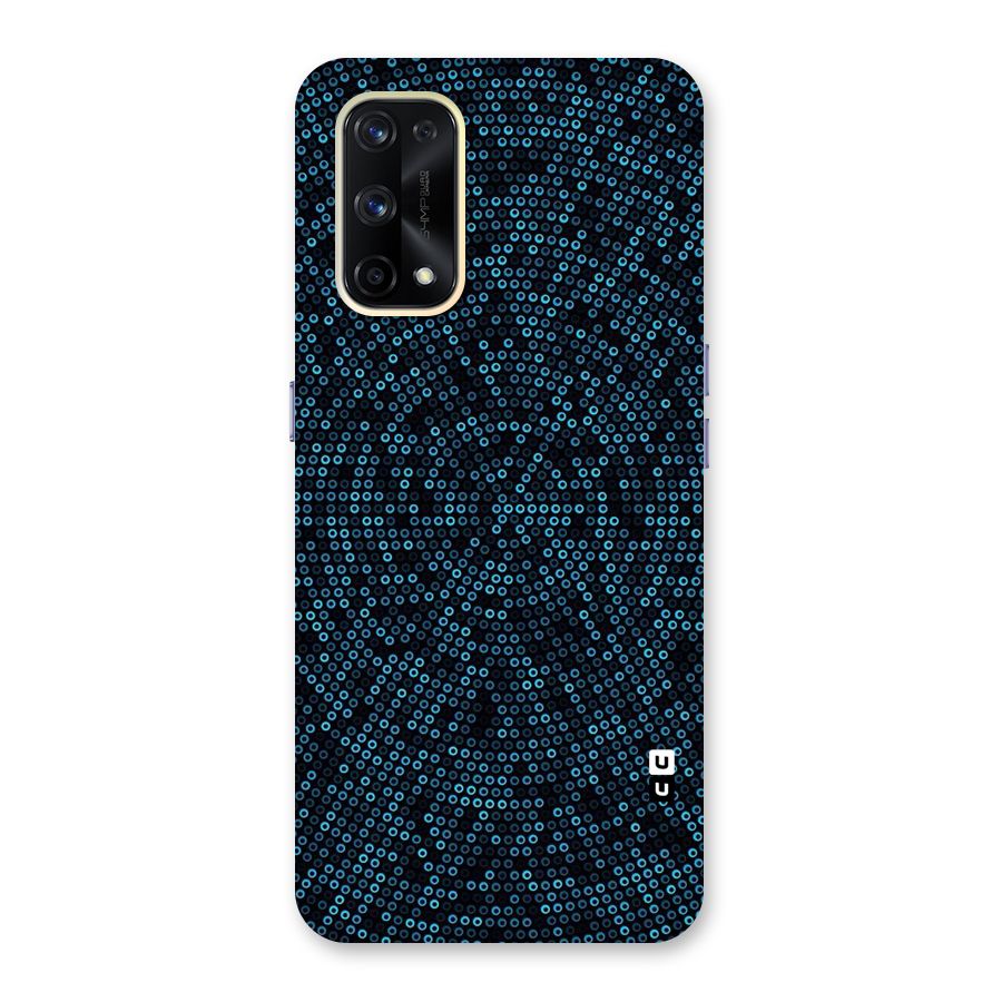 Blue Disco Lights Glass Back Case for Realme X7 Pro