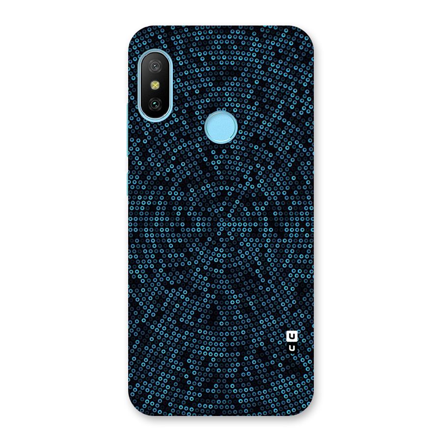 Blue Disco Lights Back Case for Redmi 6 Pro