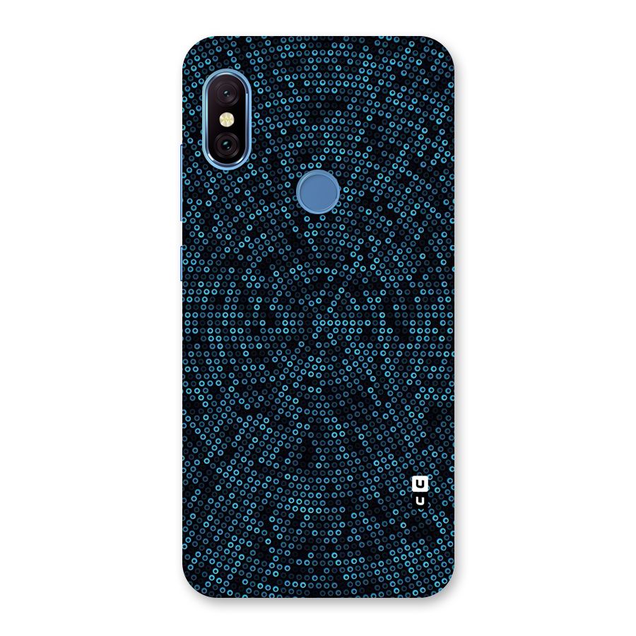 Blue Disco Lights Back Case for Redmi Note 6 Pro