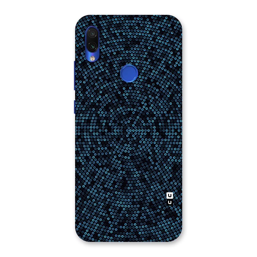 Blue Disco Lights Back Case for Redmi Note 7S