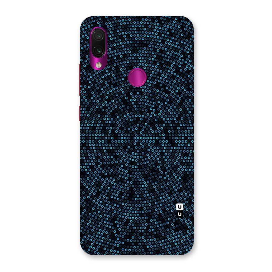 Blue Disco Lights Back Case for Redmi Note 7 Pro