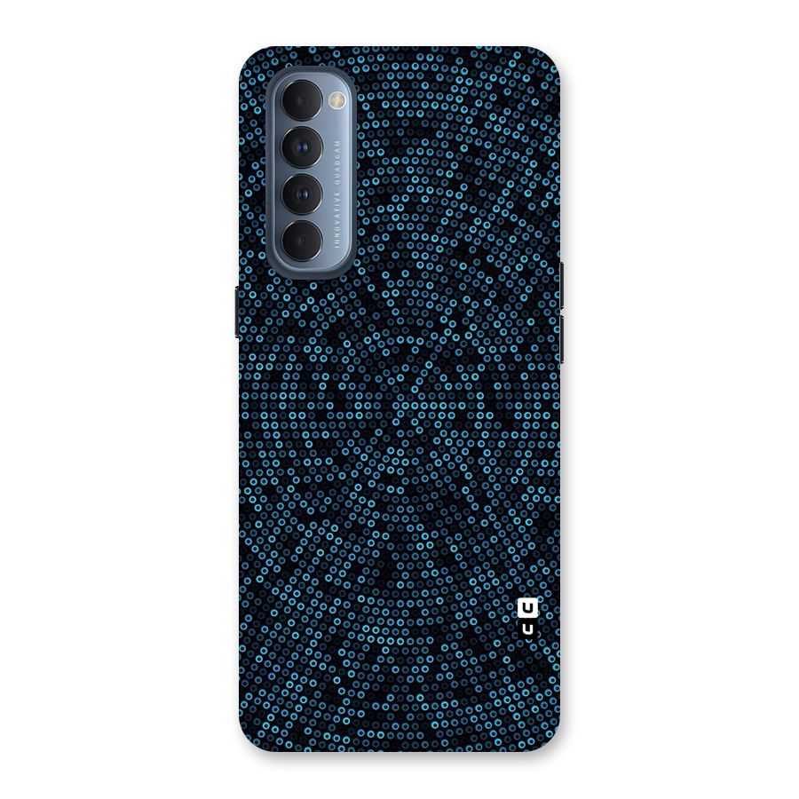 Blue Disco Lights Back Case for Reno4 Pro