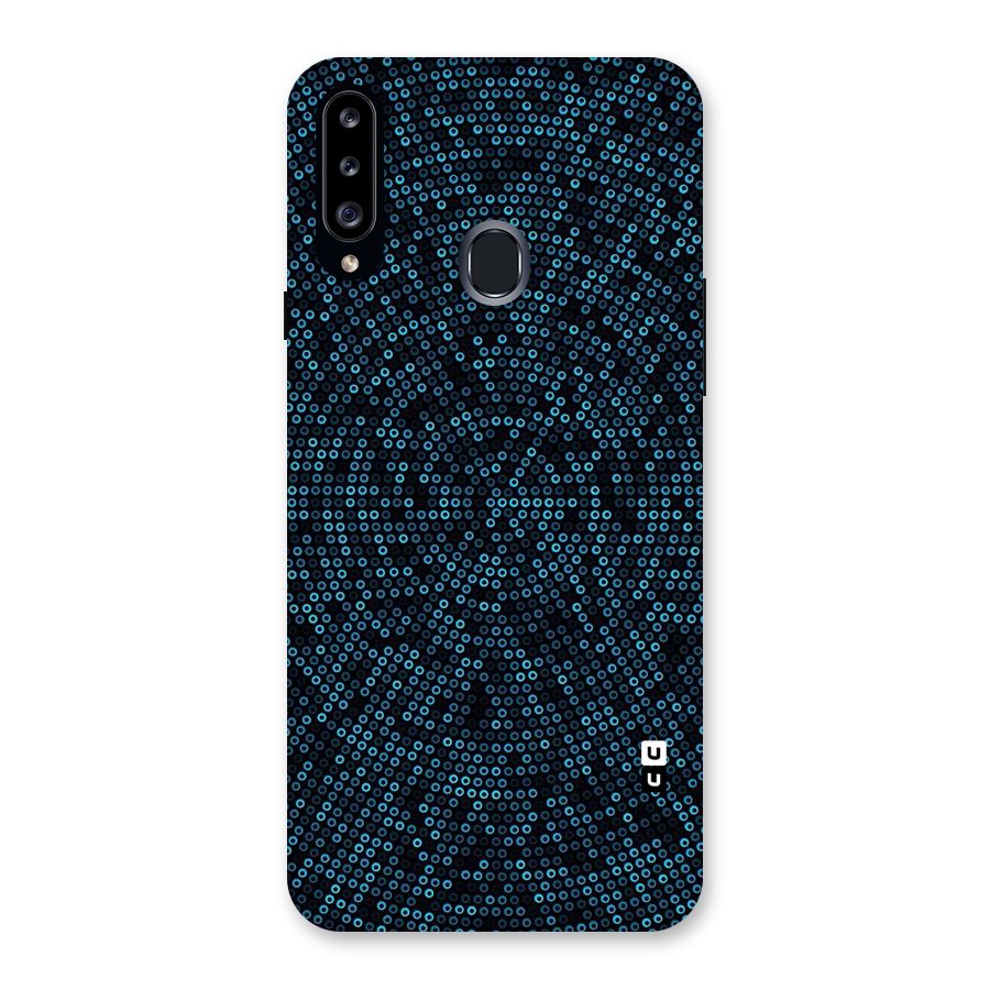 Blue Disco Lights Back Case for Samsung Galaxy A20s