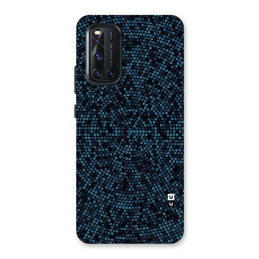 Blue Disco Lights Back Case for Vivo V19