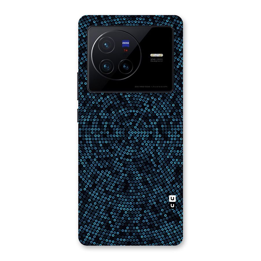 Blue Disco Lights Back Case for Vivo X80