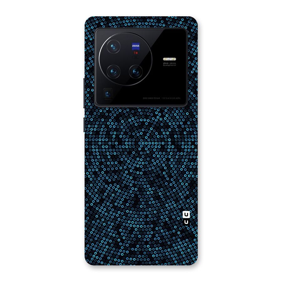 Blue Disco Lights Back Case for Vivo X80 Pro