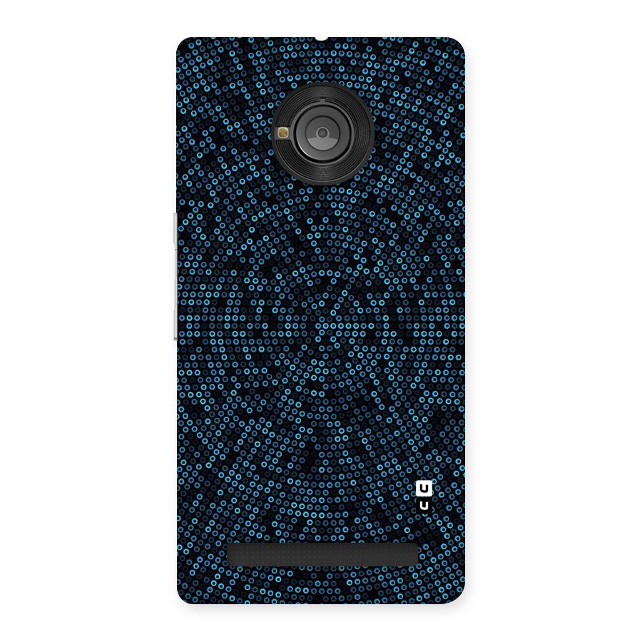 Blue Disco Lights Back Case for Yu Yunique