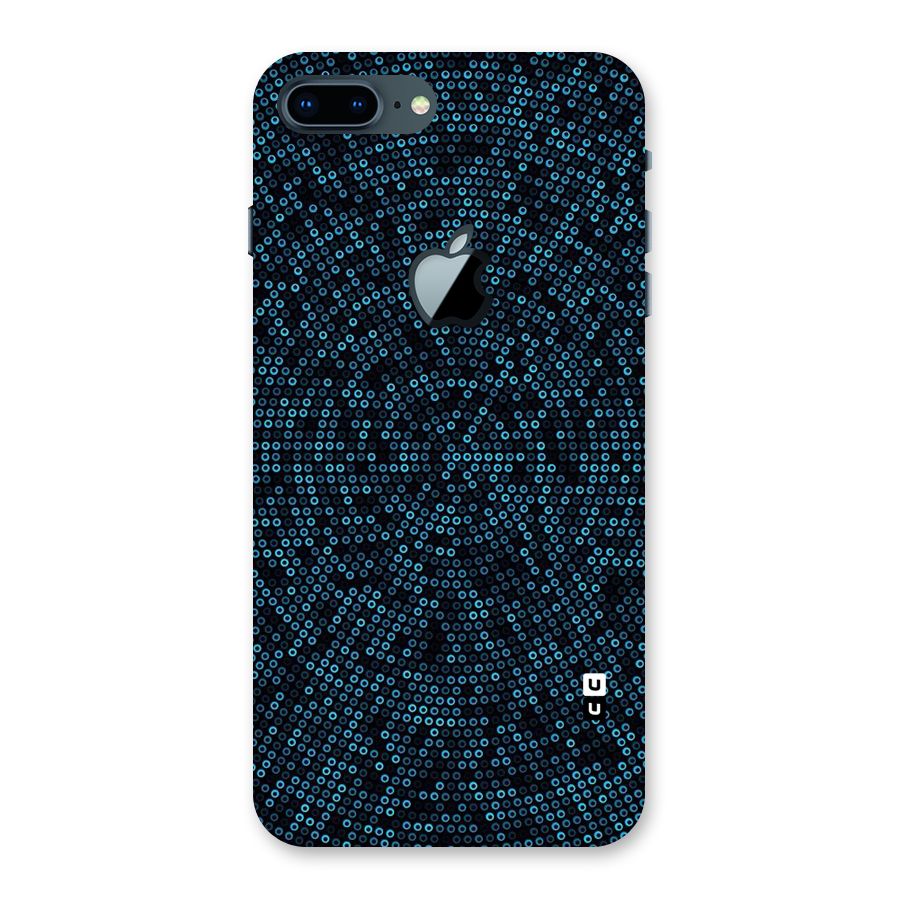 Blue Disco Lights Back Case for iPhone 7 Plus Apple Cut