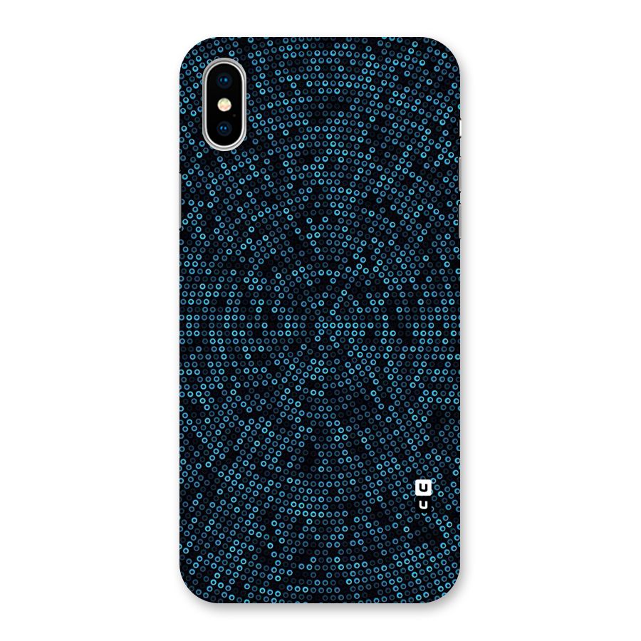 Blue Disco Lights Back Case for iPhone X