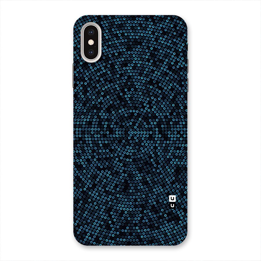 Blue Disco Lights Back Case for iPhone XS Max