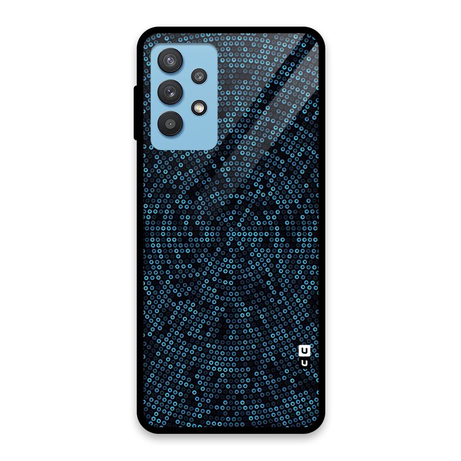 Blue Disco Lights Glass Back Case for Galaxy M32 5G
