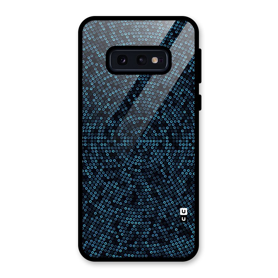 Blue Disco Lights Glass Back Case for Galaxy S10e