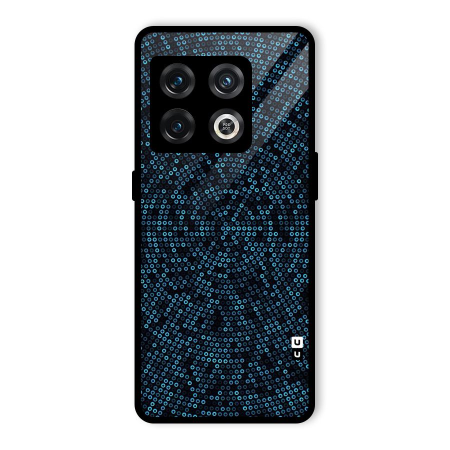 Blue Disco Lights Glass Back Case for OnePlus 10 Pro 5G