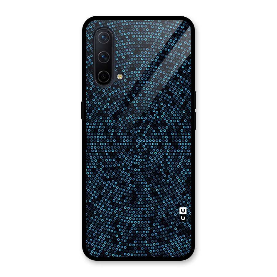 Blue Disco Lights Glass Back Case for OnePlus Nord CE 5G