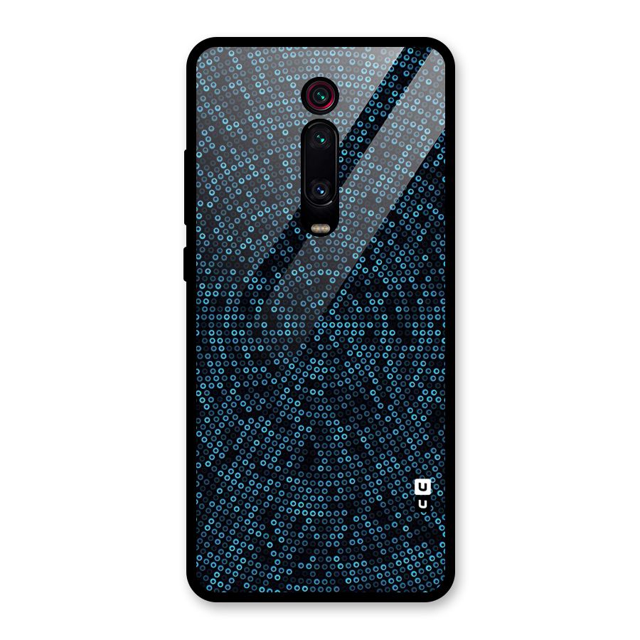 Blue Disco Lights Glass Back Case for Redmi K20