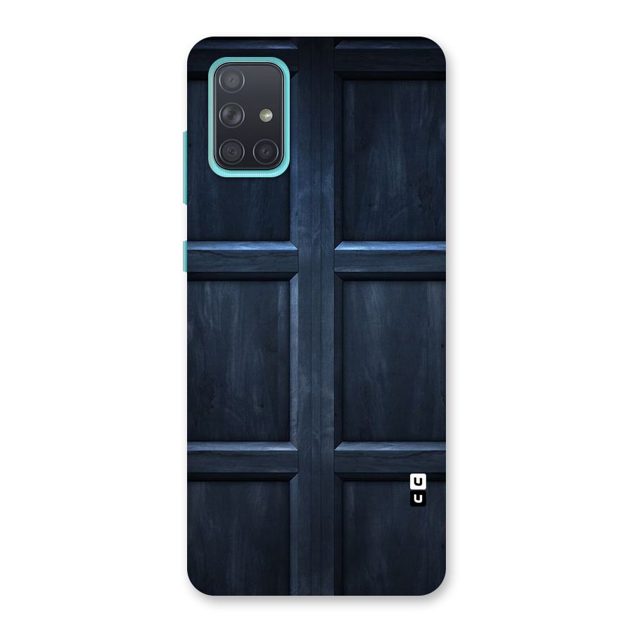 Blue Door Design Back Case for Galaxy A71