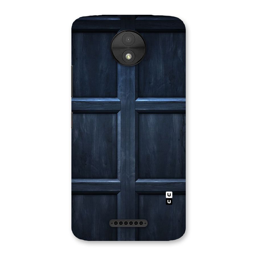 Blue Door Design Back Case for Moto C