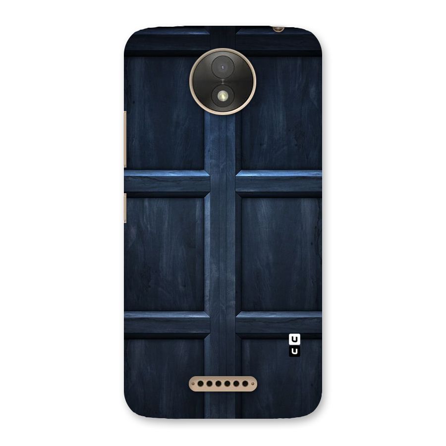 Blue Door Design Back Case for Moto C Plus