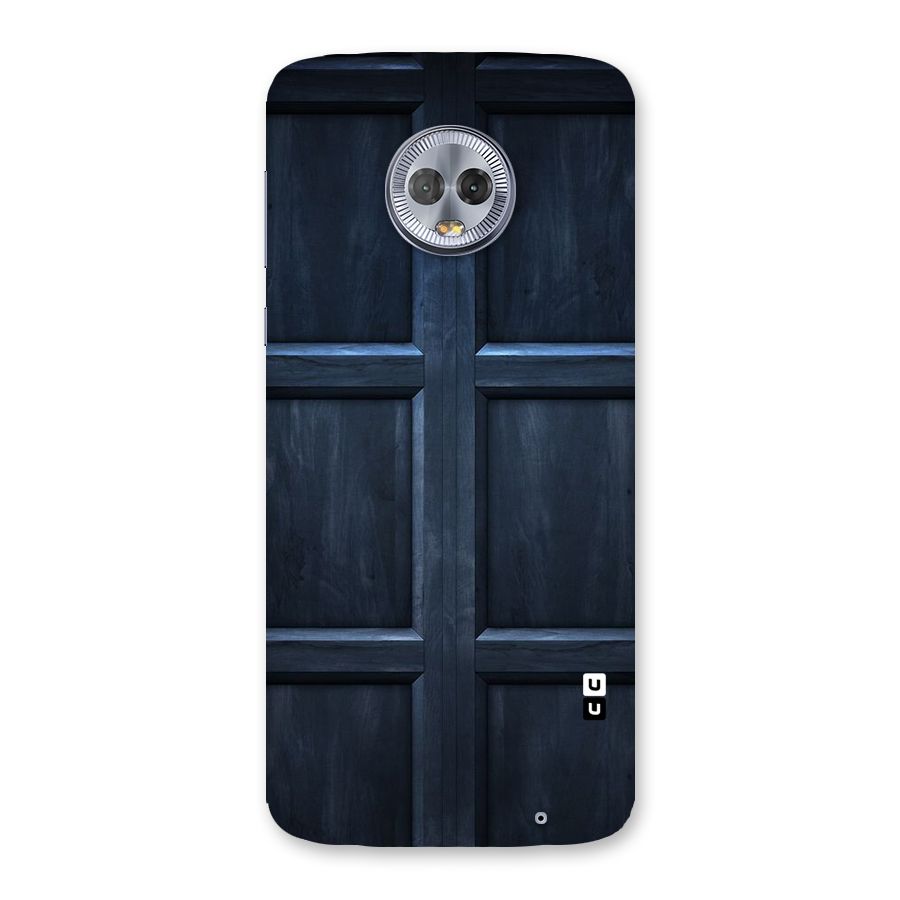 Blue Door Design Back Case for Moto G6 Plus
