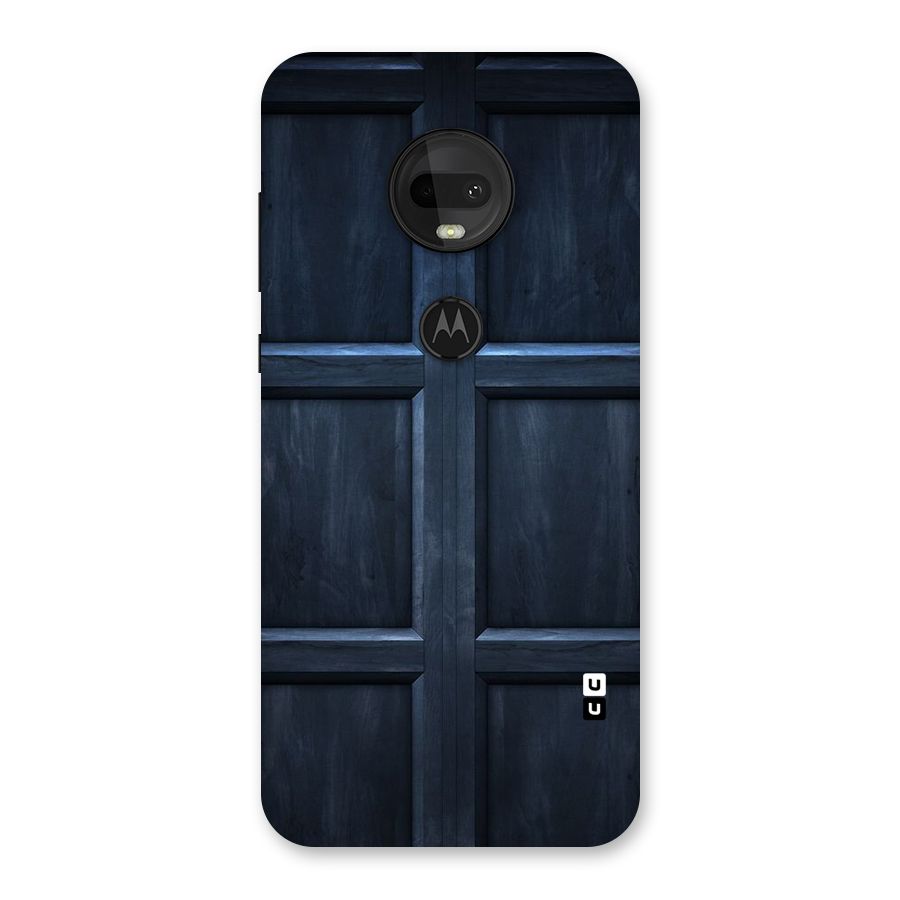 Blue Door Design Back Case for Moto G7