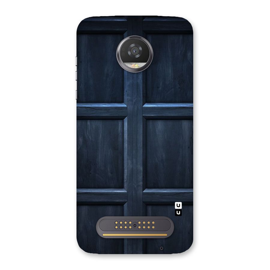 Blue Door Design Back Case for Moto Z2 Play