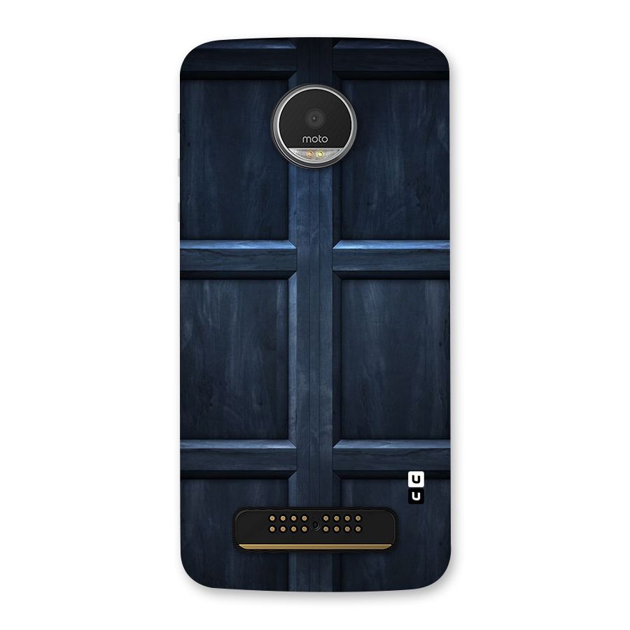 Blue Door Design Back Case for Moto Z Play