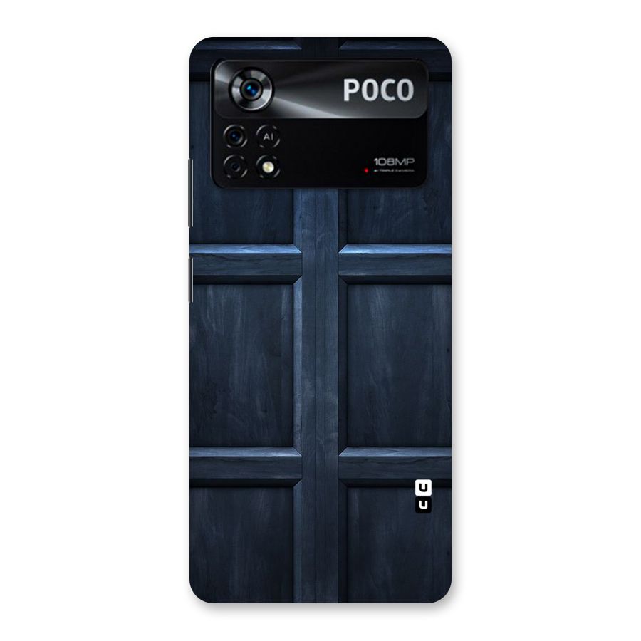 Blue Door Design Back Case for Poco X4 Pro 5G