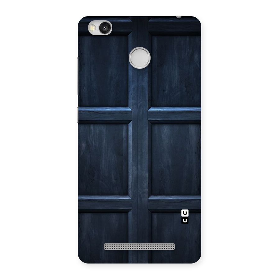 Blue Door Design Back Case for Redmi 3S Prime