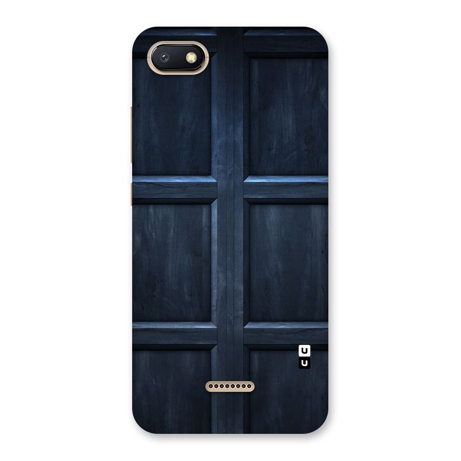 Blue Door Design Back Case for Redmi 6A