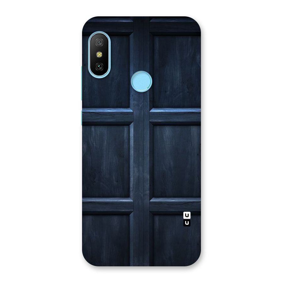 Blue Door Design Back Case for Redmi 6 Pro