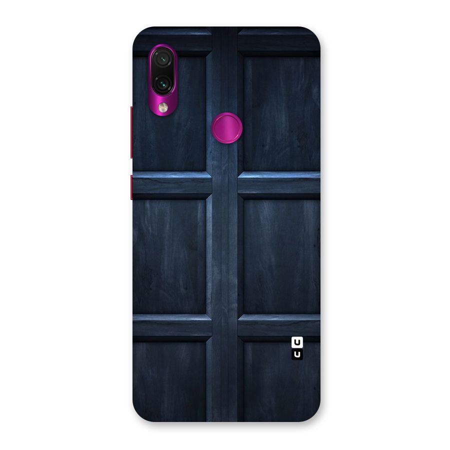 Blue Door Design Back Case for Redmi Note 7 Pro