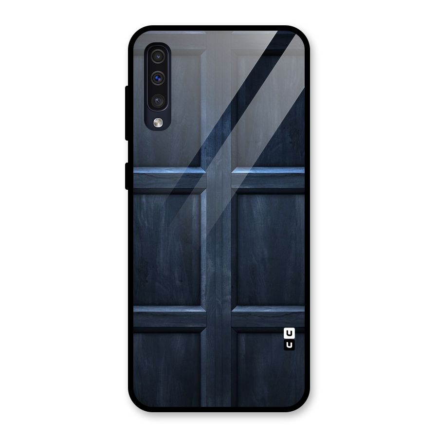 Blue Door Design Glass Back Case for Galaxy A50