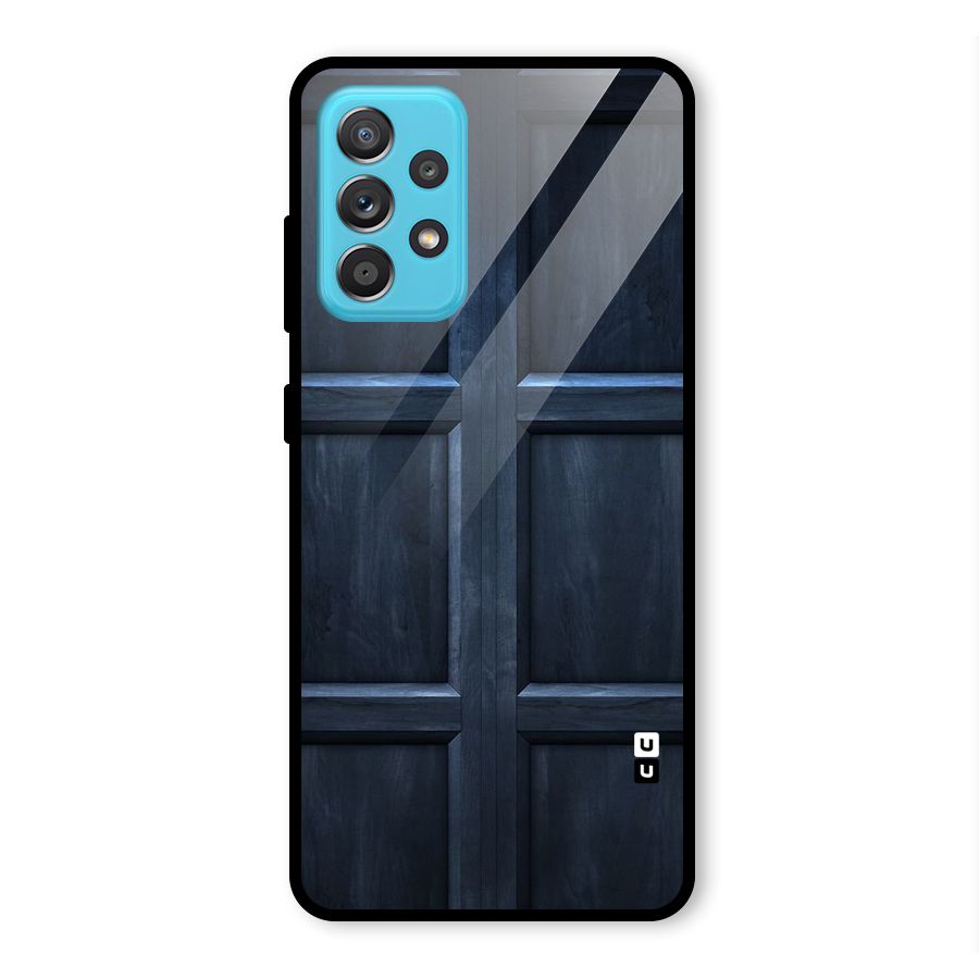Blue Door Design Glass Back Case for Galaxy A52