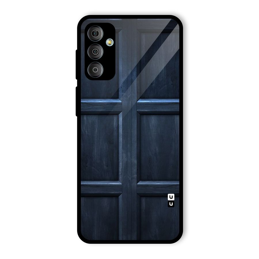 Blue Door Design Glass Back Case for Galaxy F23