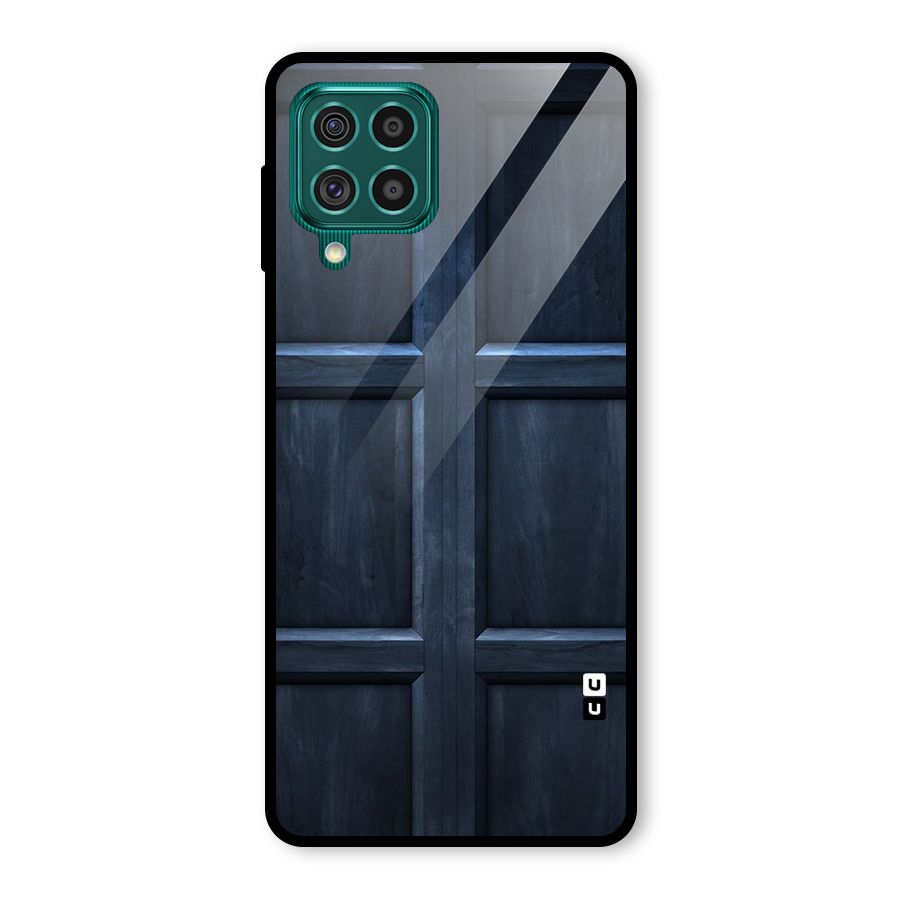 Blue Door Design Glass Back Case for Galaxy F62
