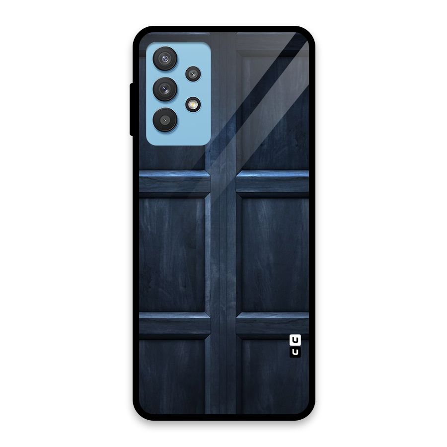 Blue Door Design Glass Back Case for Galaxy M32 5G