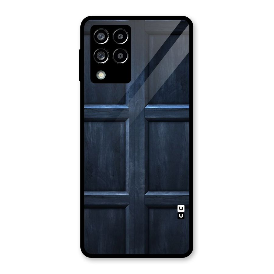 Blue Door Design Glass Back Case for Galaxy M53 5G