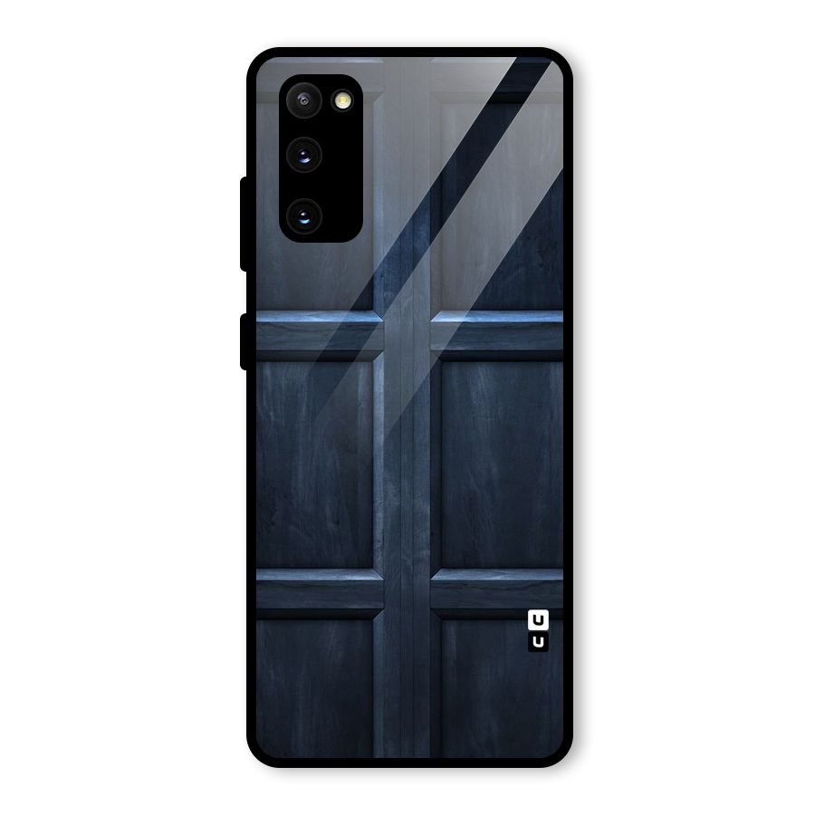 Blue Door Design Glass Back Case for Galaxy S20 FE